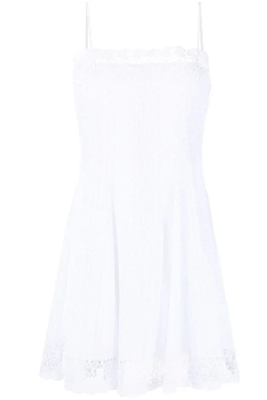 Ornella Short Dress in White