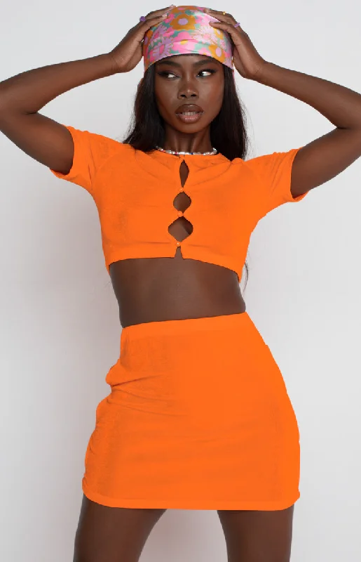 Moscow Mini Skirt Orange