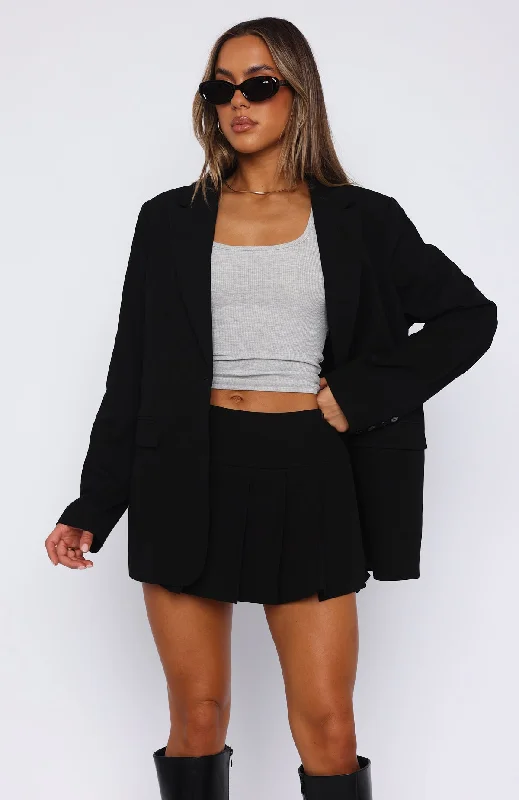 Romance With You Mini Skirt Black