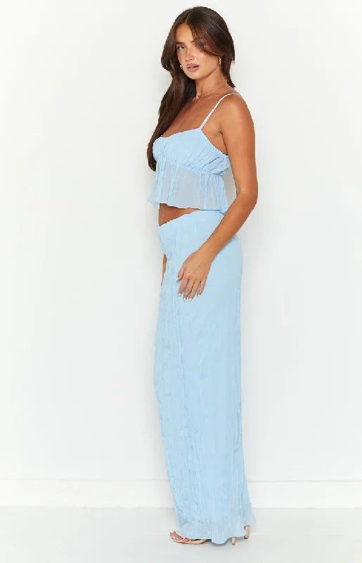 The Moment Blue Maxi Skirt