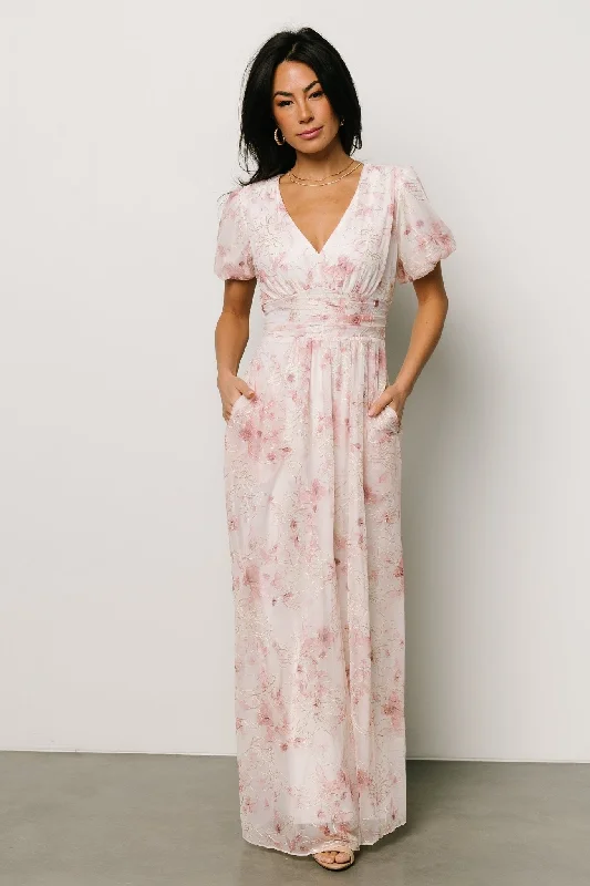 Ardley Maxi Dress | Mauve Floral