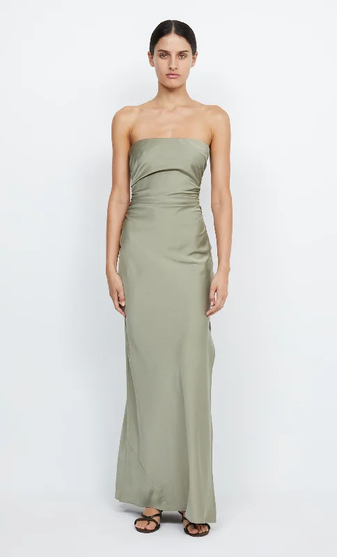 ETERNITY STRAPLESS MAXI - SAGE