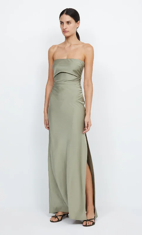 ETERNITY STRAPLESS MAXI - SAGE