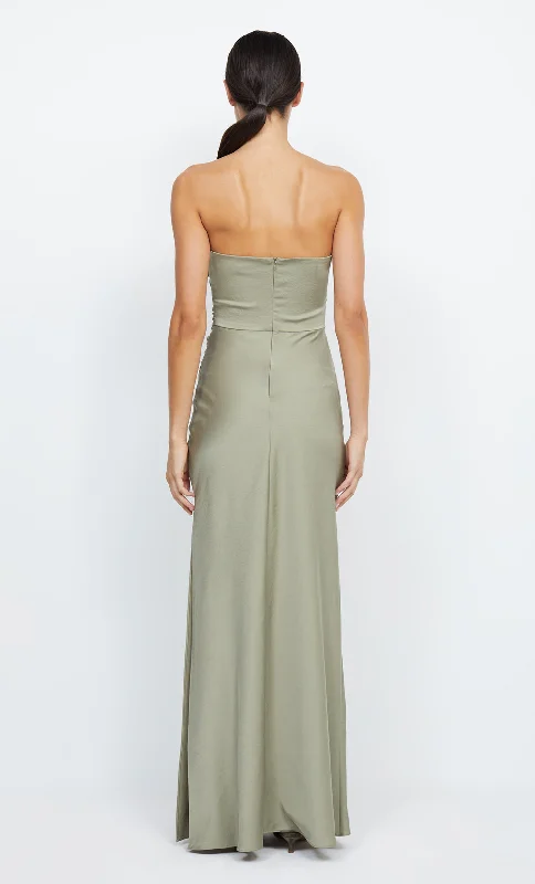 ETERNITY STRAPLESS MAXI - SAGE