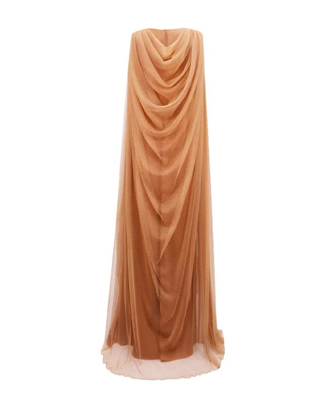 Draped Back Loose-Cut Kaftan