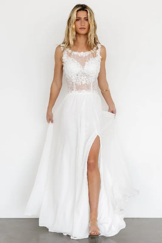 Konstantina Gown | White