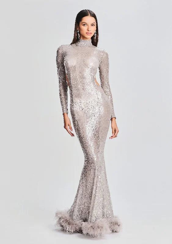 Lenora Sequin Embellished Dress