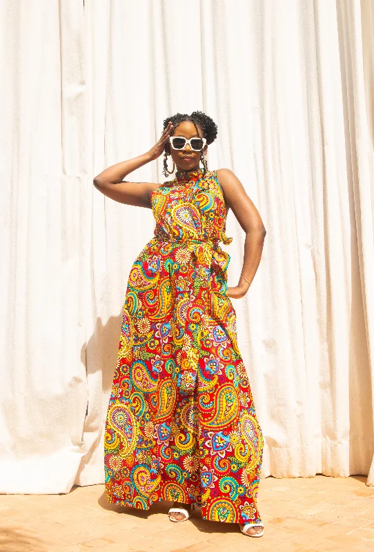 Micah Ankara Maxi Dress | African Print