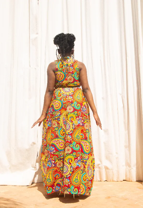 Micah Ankara Maxi Dress | African Print