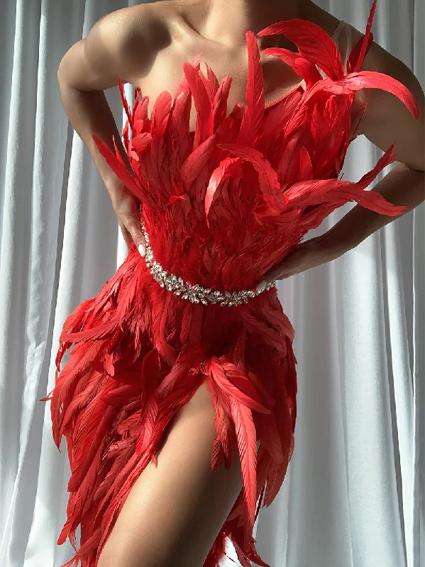 OPERA Feathers Dress