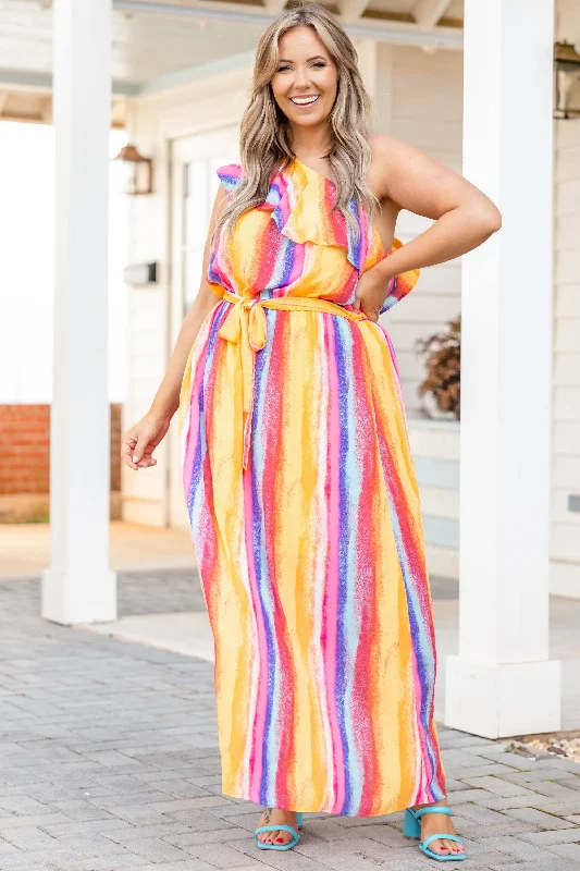 Queen Of Stripes Dress, Multi