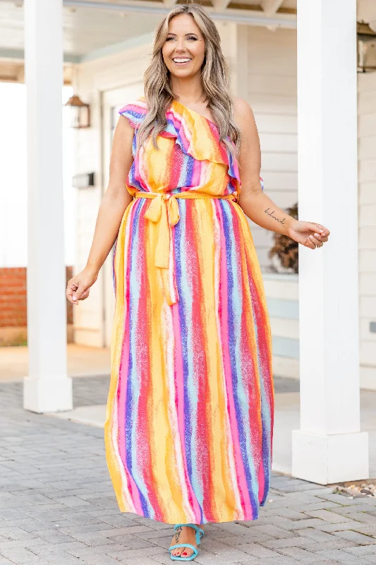 Queen Of Stripes Dress, Multi