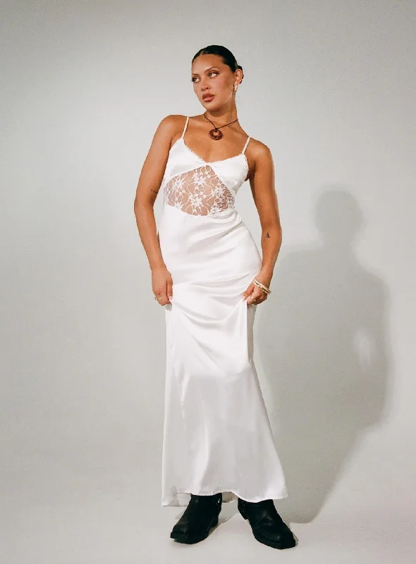 Roselle Maxi Dress White