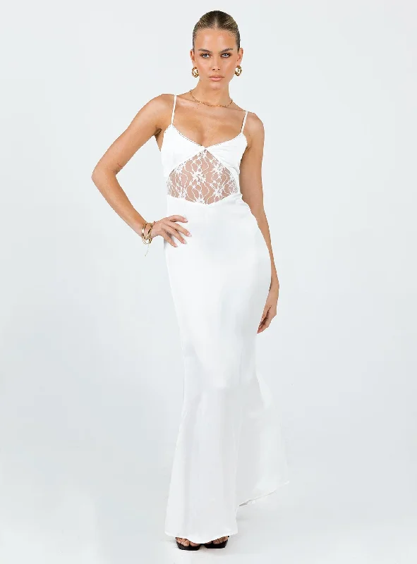 Roselle Maxi Dress White