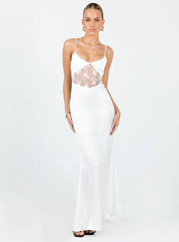 Roselle Maxi Dress White