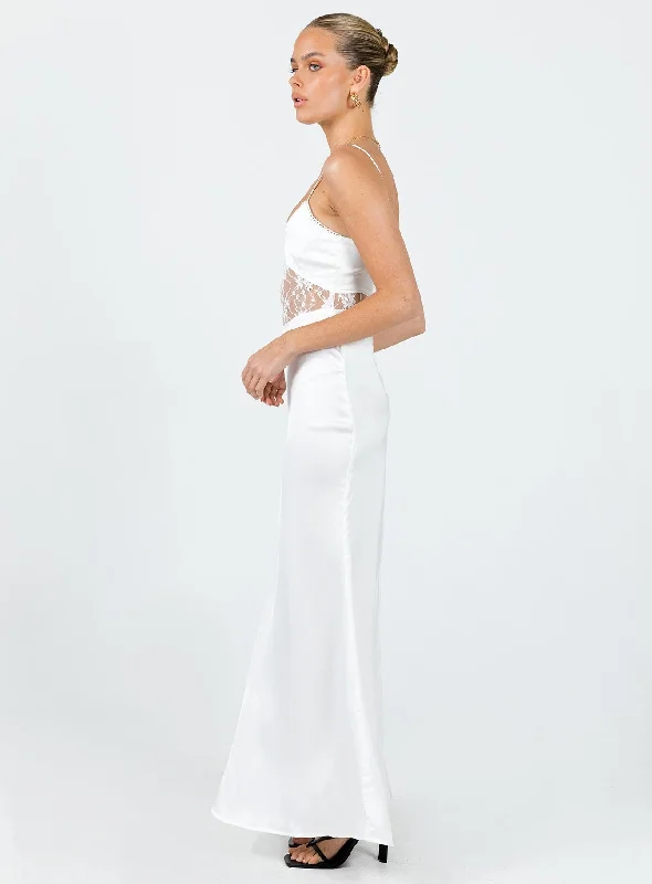 Roselle Maxi Dress White