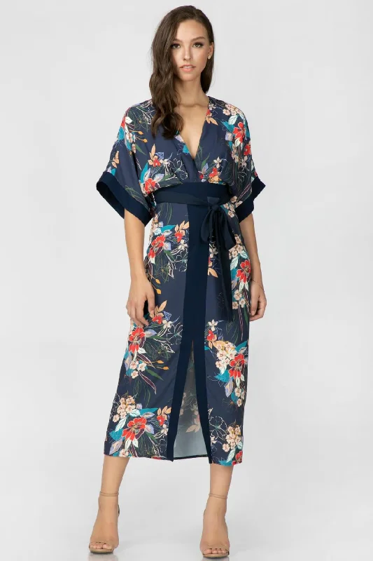 Stevie Open Back Kimono Dress