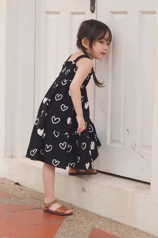 Black Heart Sleeveless Dress