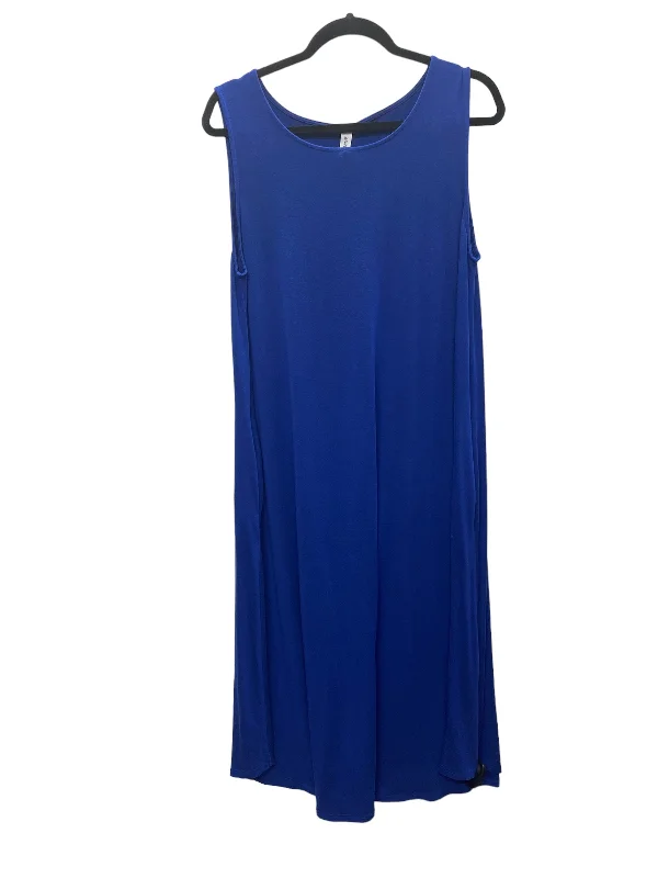 Blue Dress Casual Maxi Zenana Outfitters, Size Xl