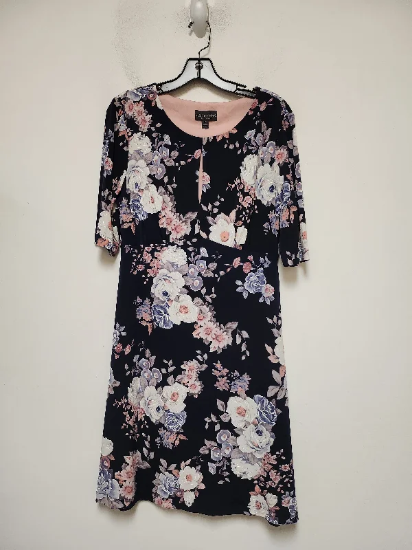 Floral Print Dress Casual Short Connected Apparel, Size L