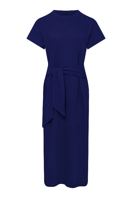 FONDA - Organic Cotton Dress Navy