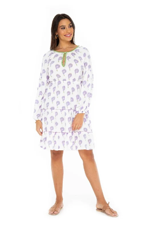 Indian Flower Lisbon Short Dress