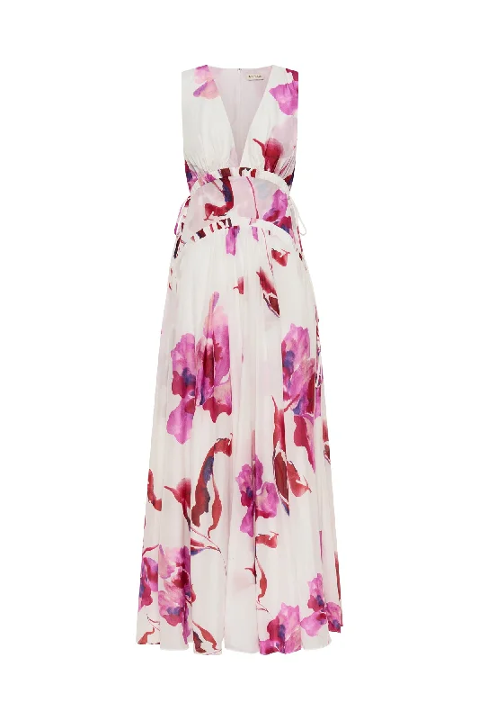 Jane Dress - Zoe Floral Ivory