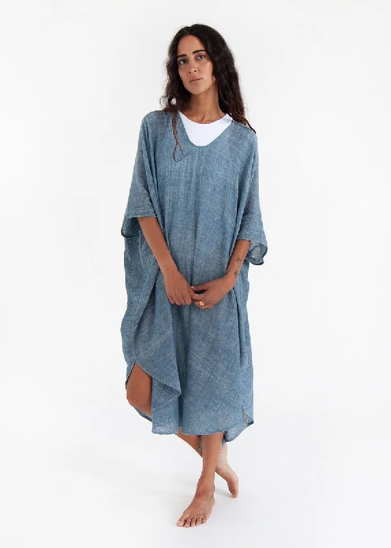 Khadi Oaxaca Cascada Long Kaftan