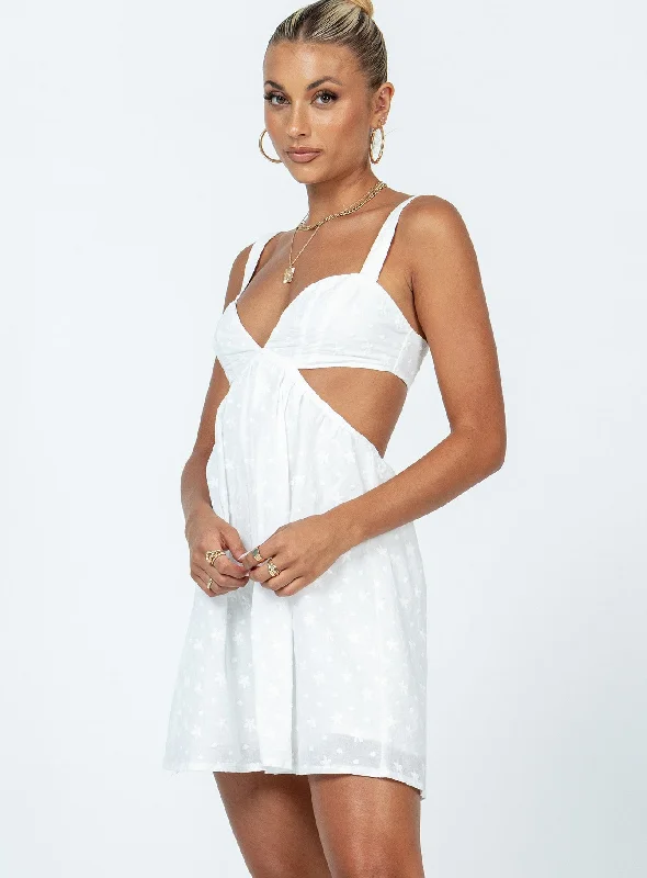 Khalia Mini Dress White Petite