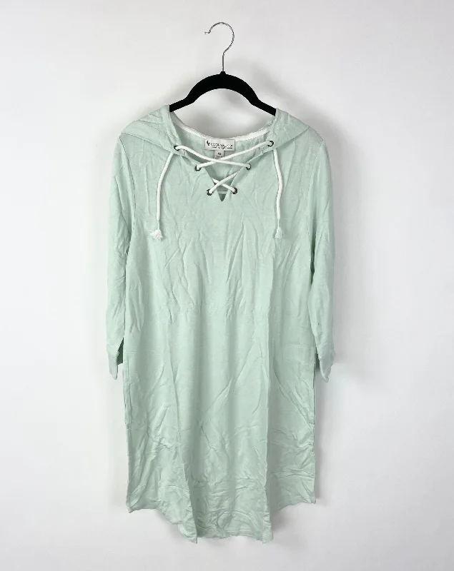 Mint Green Lounge Dress - XS