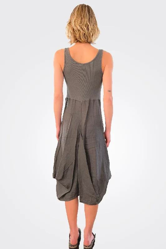 Linen Magic Dress - Meteorite