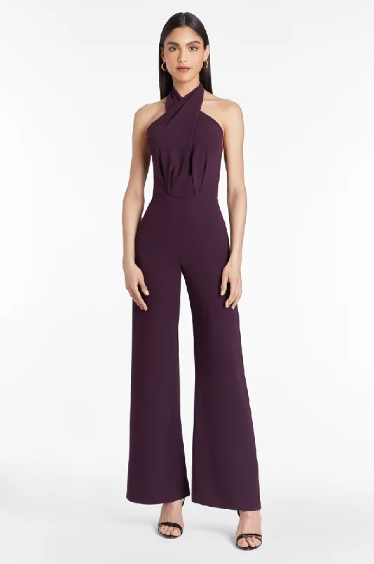 Mezcal Jumpsuit in Black Cherry