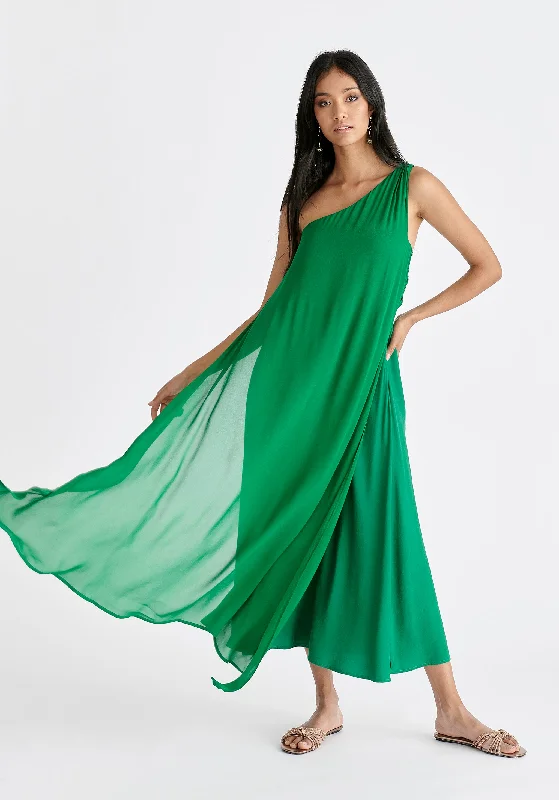 One Shoulder Flowy Dress