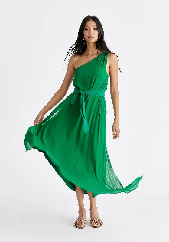 One Shoulder Flowy Dress