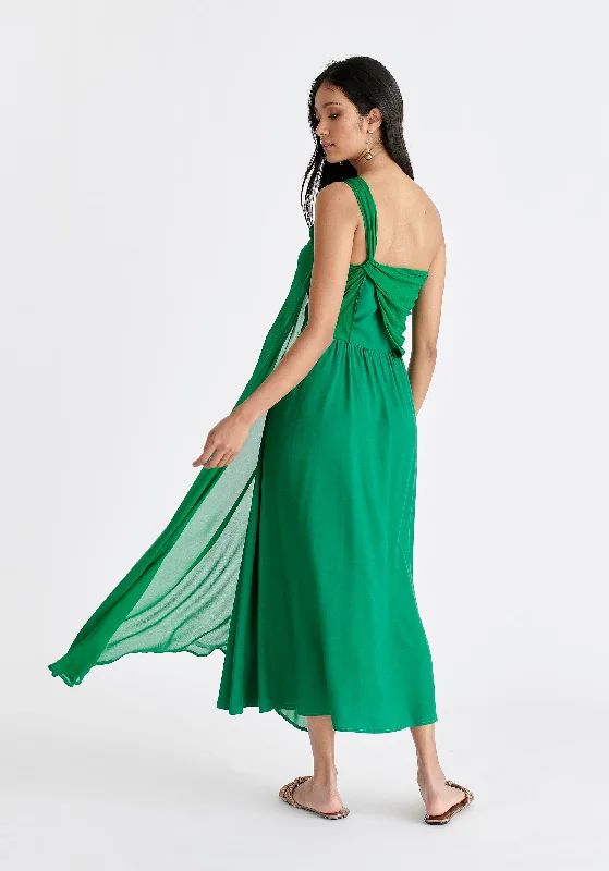 One Shoulder Flowy Dress