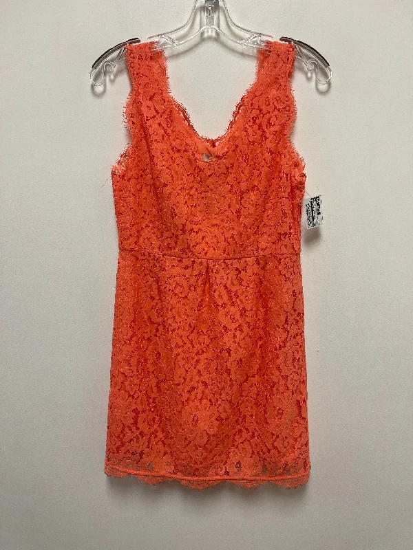 Orange Dress Casual Short Joie, Size S