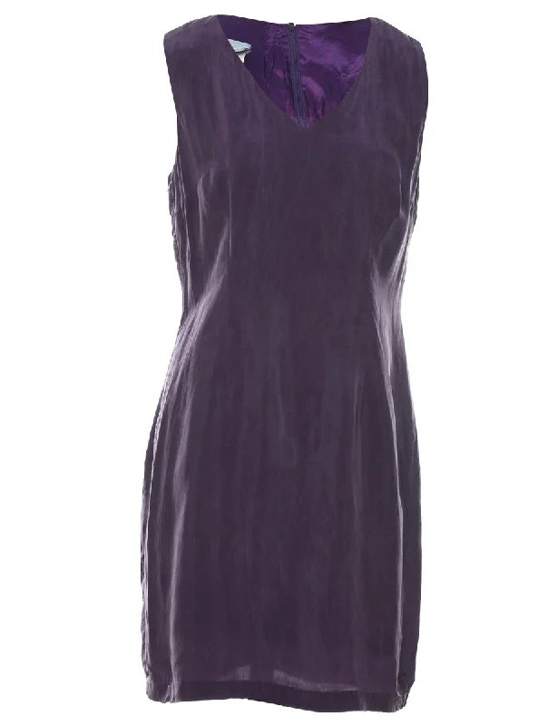 Purple Mini Dress - M