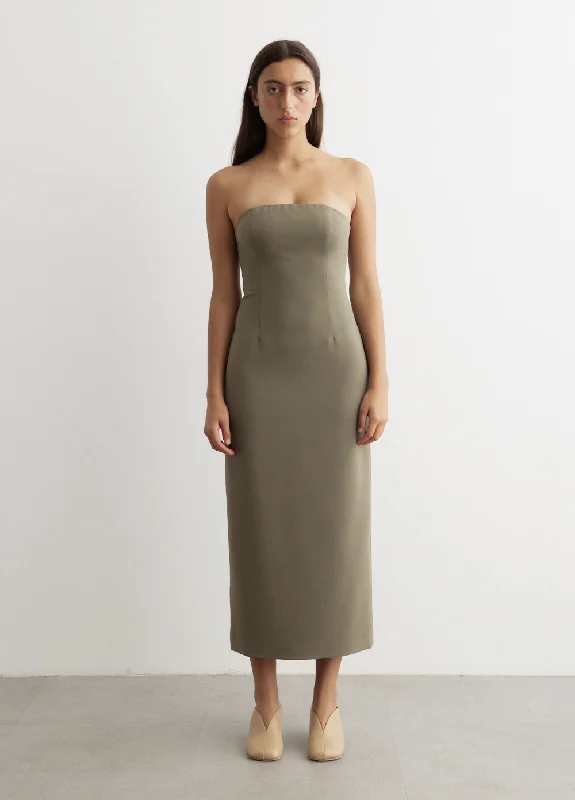 Repercussions Strapless Midi Dress