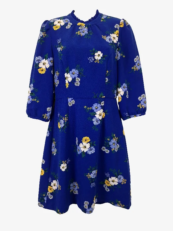 Review Chic Cobalt Floral Mini Dress Size 8