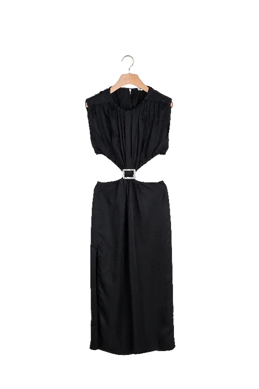 Robe mi-longue bijou