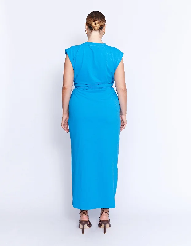 ROSCO DRESS | CYAN