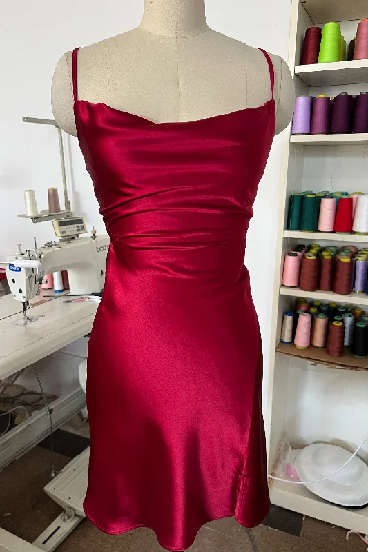 Burgundy / Floor Length / US2