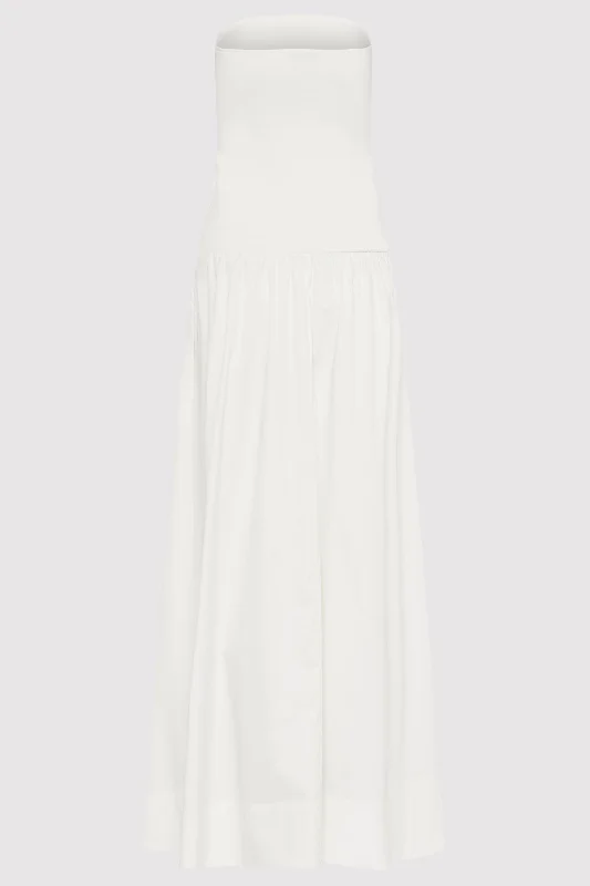 Strapless Dress - White