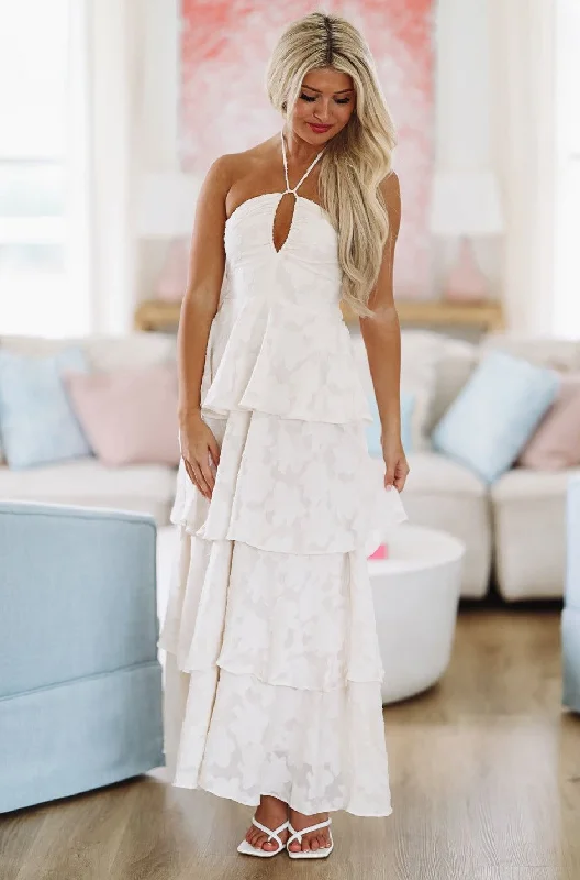 Sweet Escape Maxi Dress - Cream