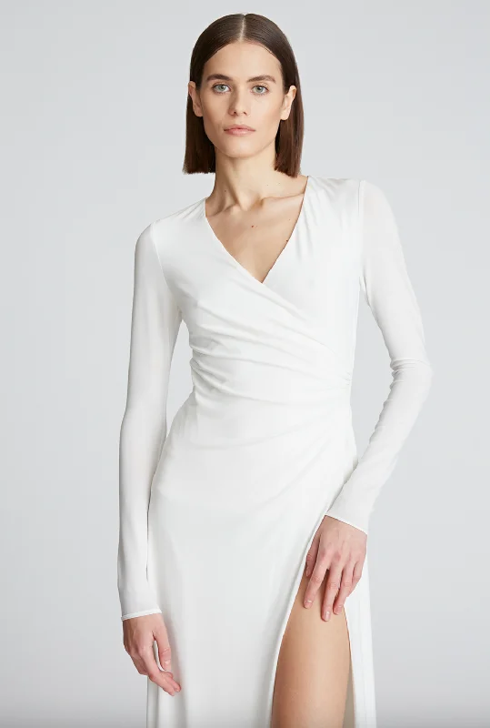 Sydney Jersey Dress - Chalk