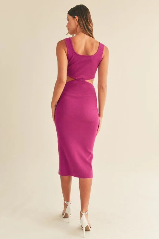 The Miranda dress- Magenta