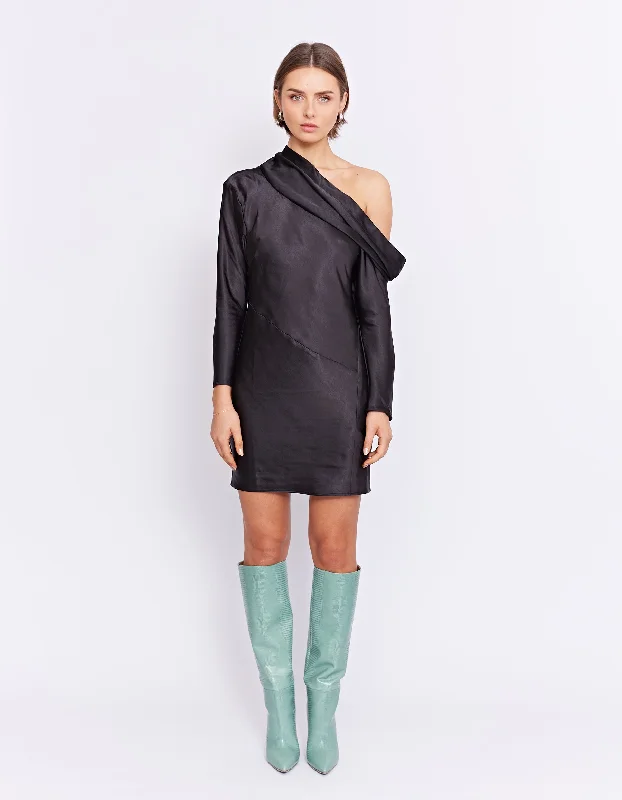 YAZMIN MINI DRESS | BLACK