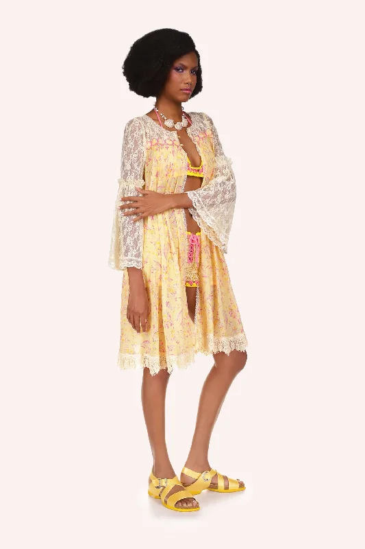 Arcadia Blossom Lace Cover Up