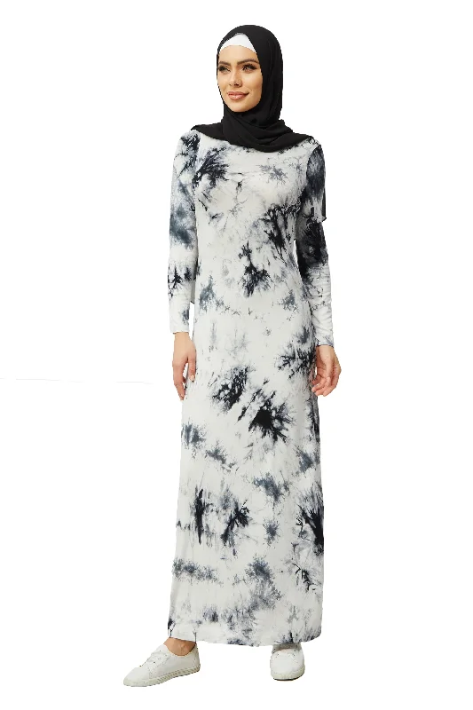 Midnight Tye Dye Cotton Maxi Dress