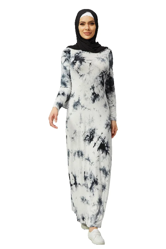 Midnight Tye Dye Cotton Maxi Dress